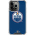 NHL Edmonton Oilers Solid Background iPhone 15 Pro Clear Case
